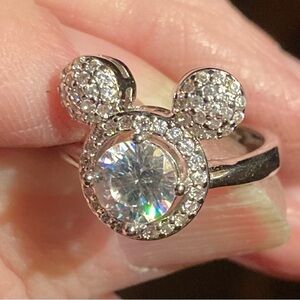Disney Mickey Mouse Faux Diamond Ring